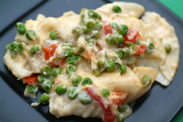 From The Kitchen Of: Mrs. Bettie Rocker: Pierogies Alfredo